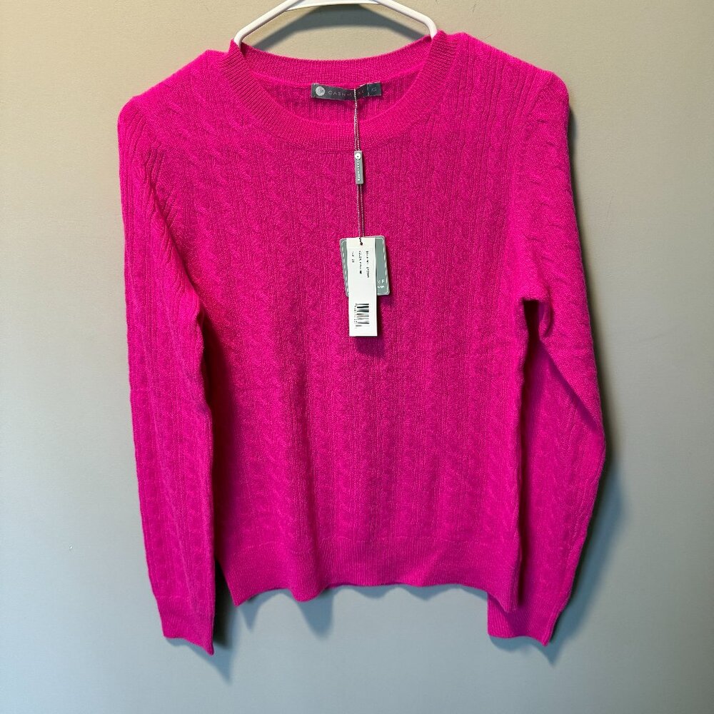 NWT Hot Pink Cashmere Sweater - incashmere - XS